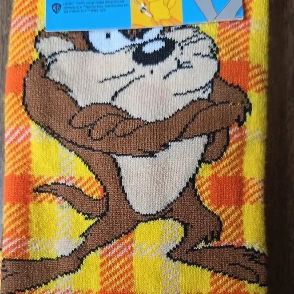 Warner Bros. Looney‎ Tunes Taz Ankle High Socks, Womens Size 9-11, NEW